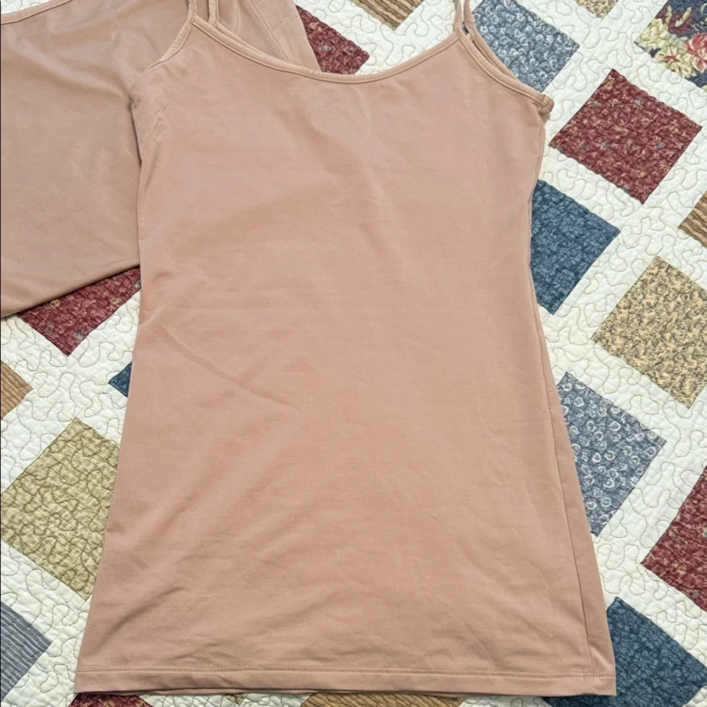 3 piece Tommy Copper Blue and Beige Women's Camisole Tops - Picture 7 of 10